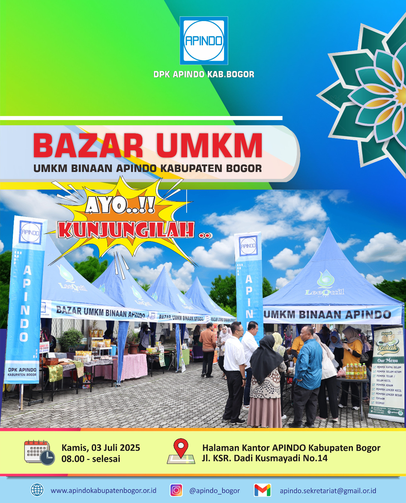 BAZAR UMKM Binaan APINDO Kabupaten Bogor