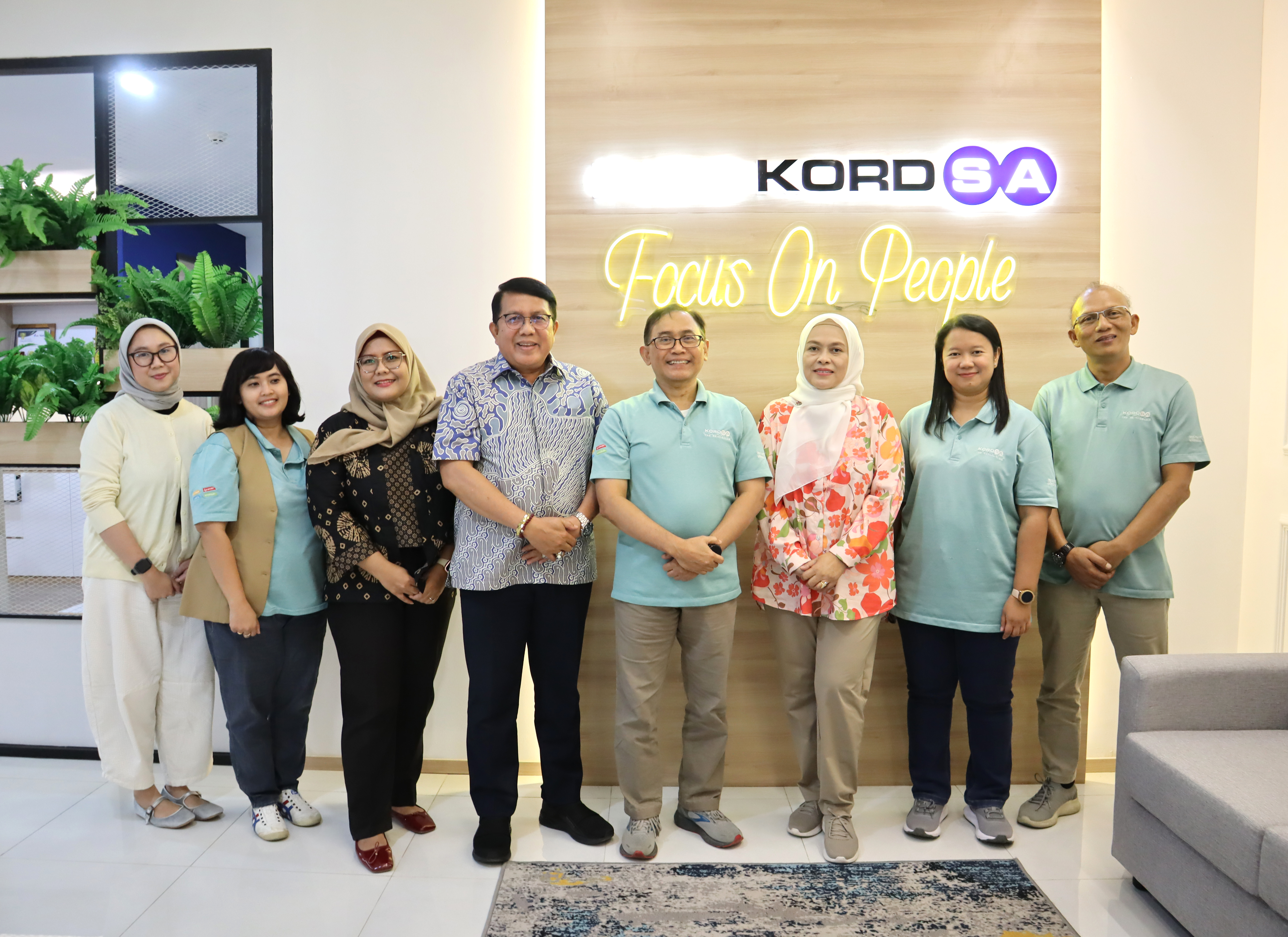 Kunjungan Kerja ke PT.Indokordsa, Tbk. dalam rangka silaturahim dan meninjau kondisi perusahaan pasca kebanjiran. Citeureup, 23 Juli 2025.