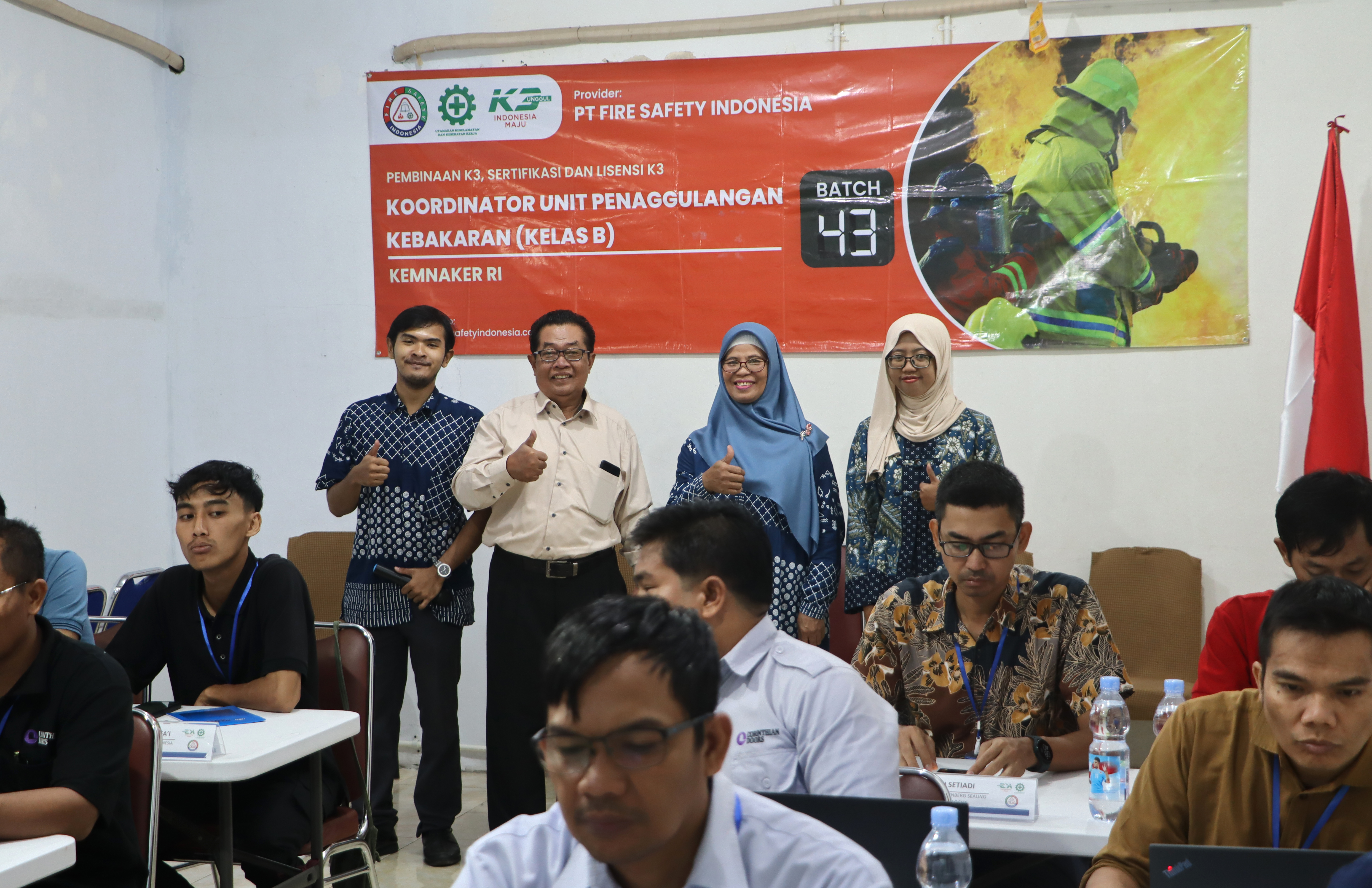 Training dan Sertifikasi Koordinator Pemadam Kebakaran Klas B