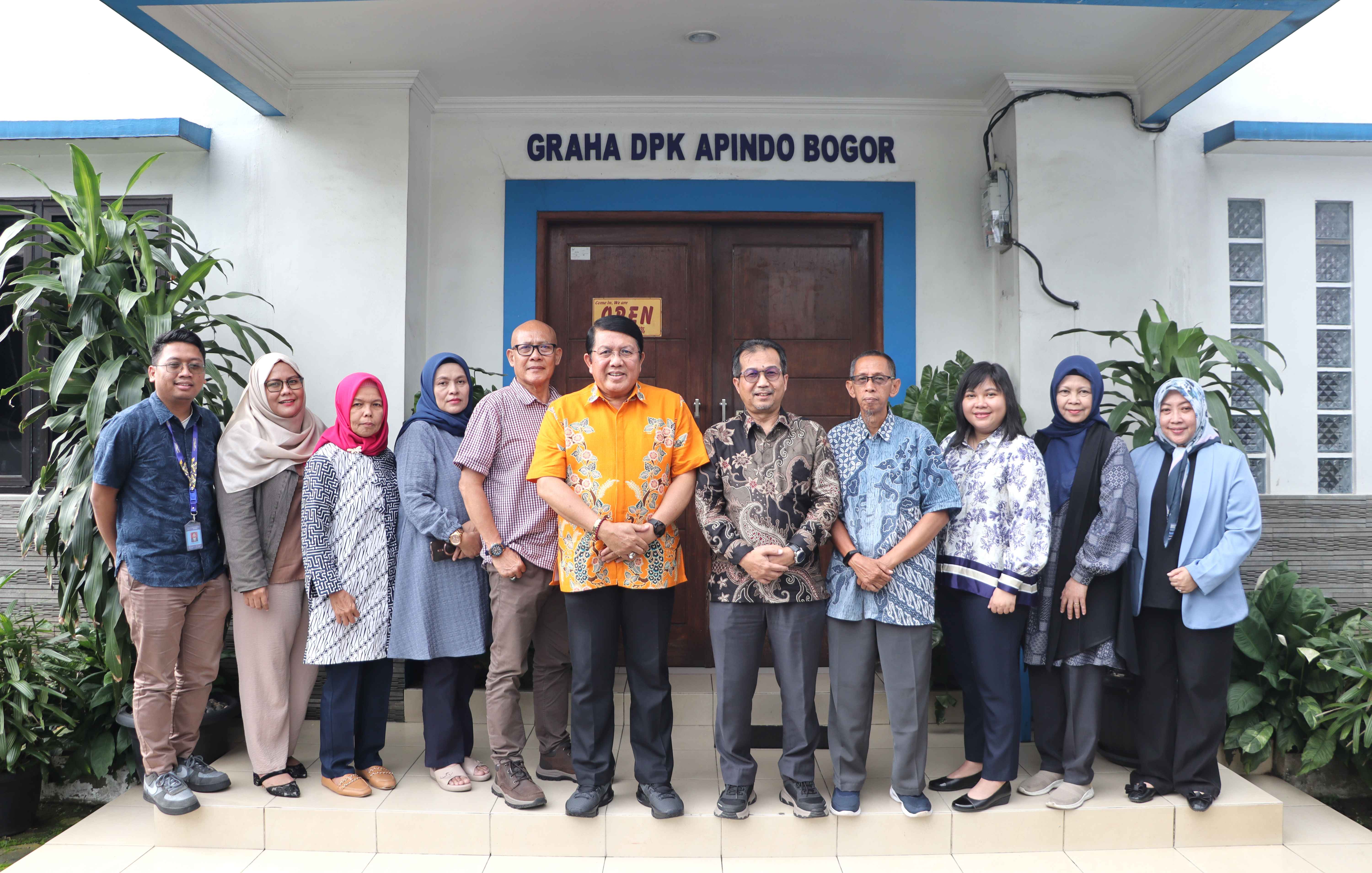 Audiensi Dekan Fakultas Ekonomi dan Tim Fakultas Universitas Satya Negara Indonesia (USNI) dengan Pengurus DPK APINDO Kabupaten Bogor