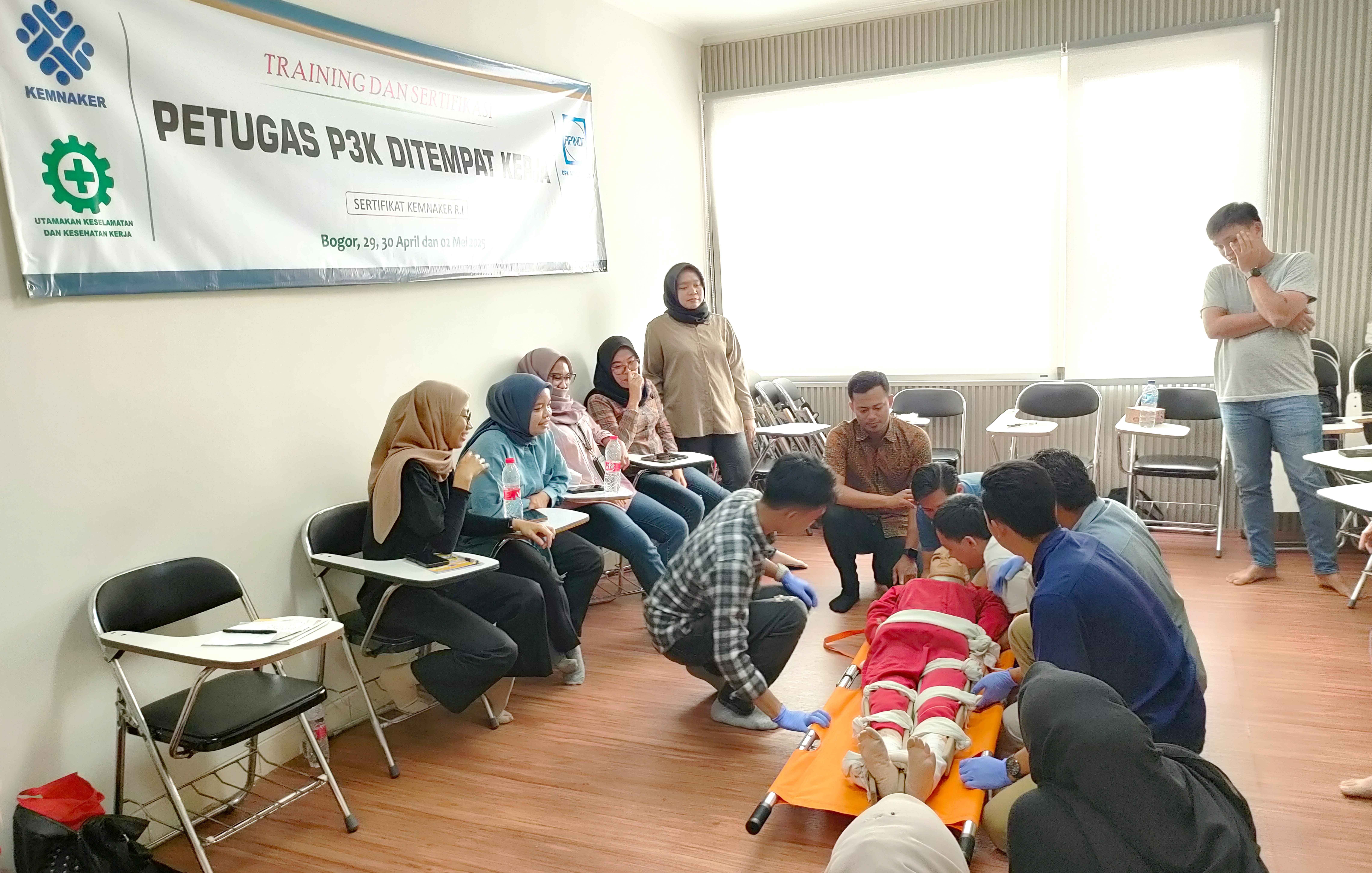 Training dan Sertifikasi Petugas P3K di tempat kerja