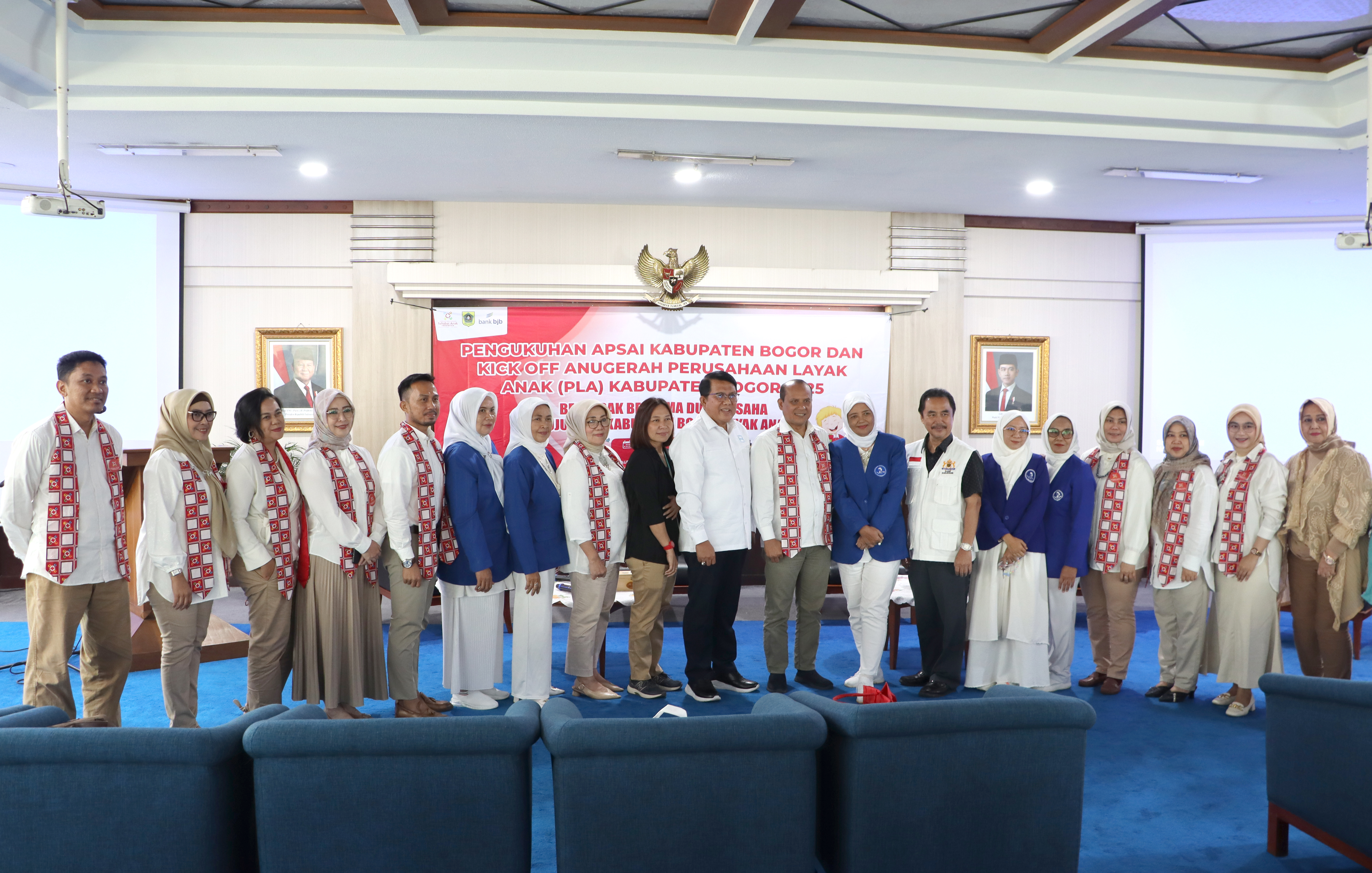 Pengukuhan APSAI Kabupaten Bogor dan Kick Off Anugerah Perusahaan Layak Anak (PLA) Kabupaten Bogor 2025