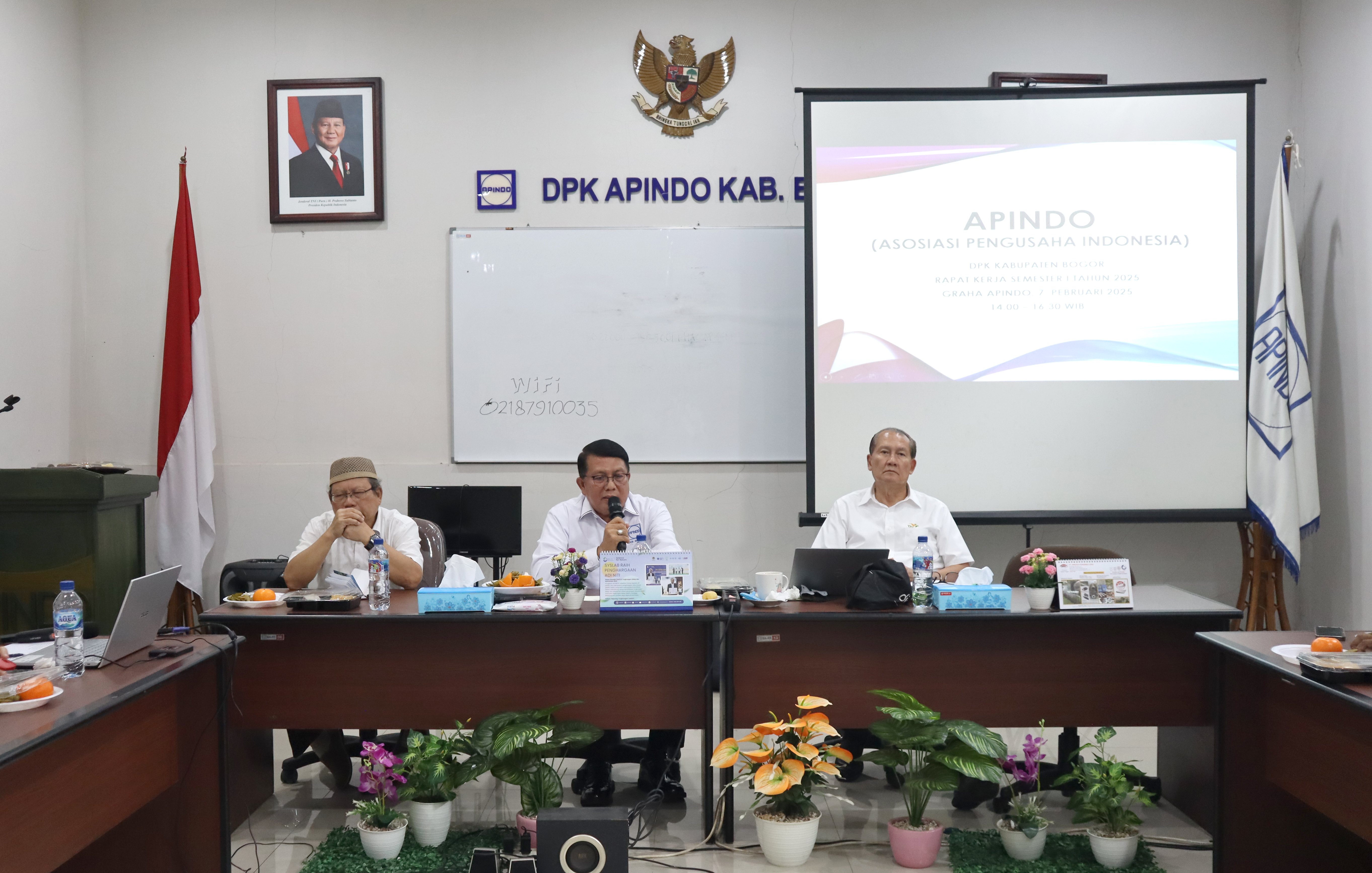 Rapat Kerja DPK APINDO Kabupaten Bogor, Graha APINDO Kabupaten Bogor, 07 Februari 2025