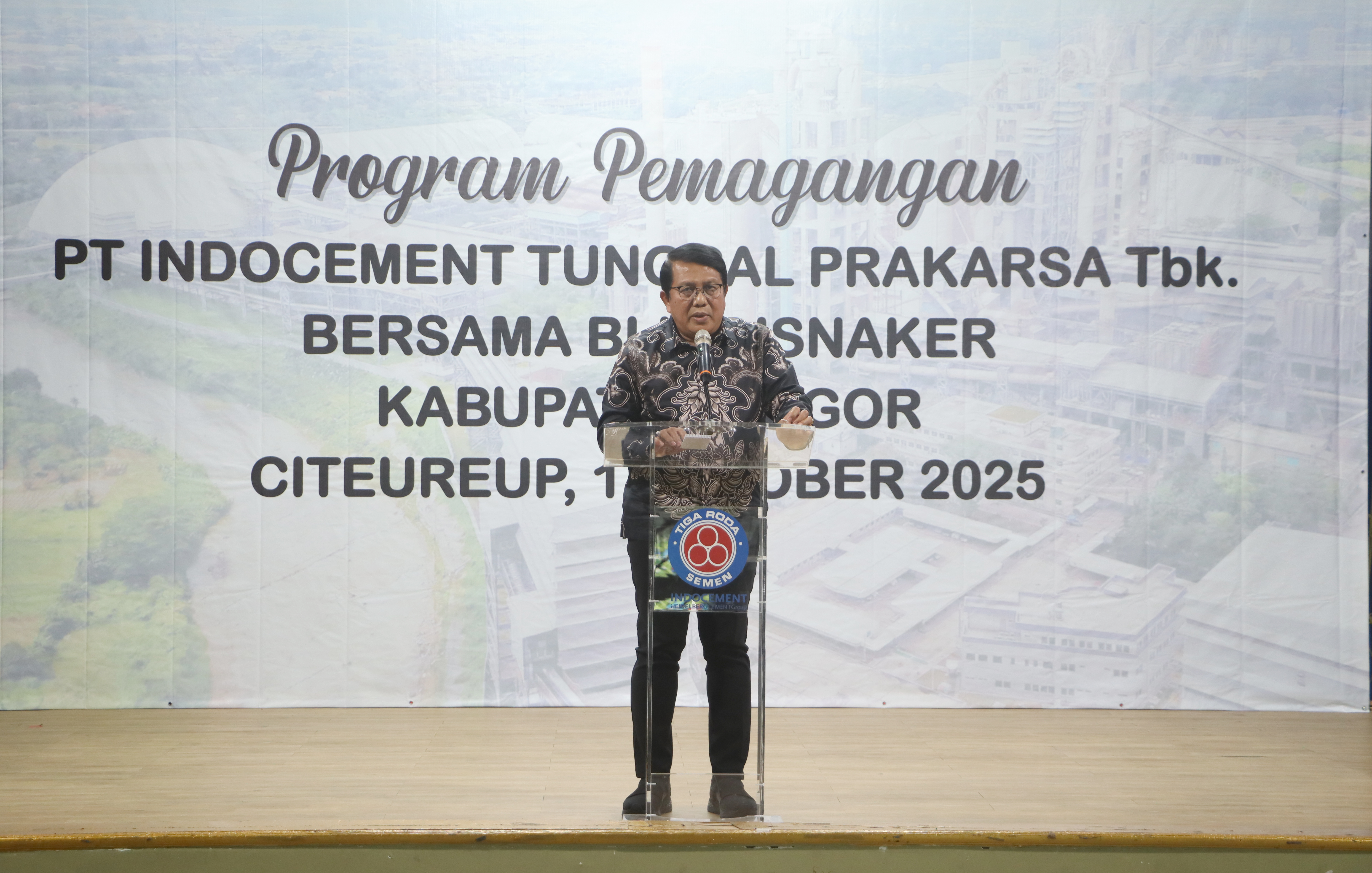 Program Pemagangan PT.Indocement Tunggal Prakarsa, Tbk. bersma BLK Disnaker Kab.Bogor