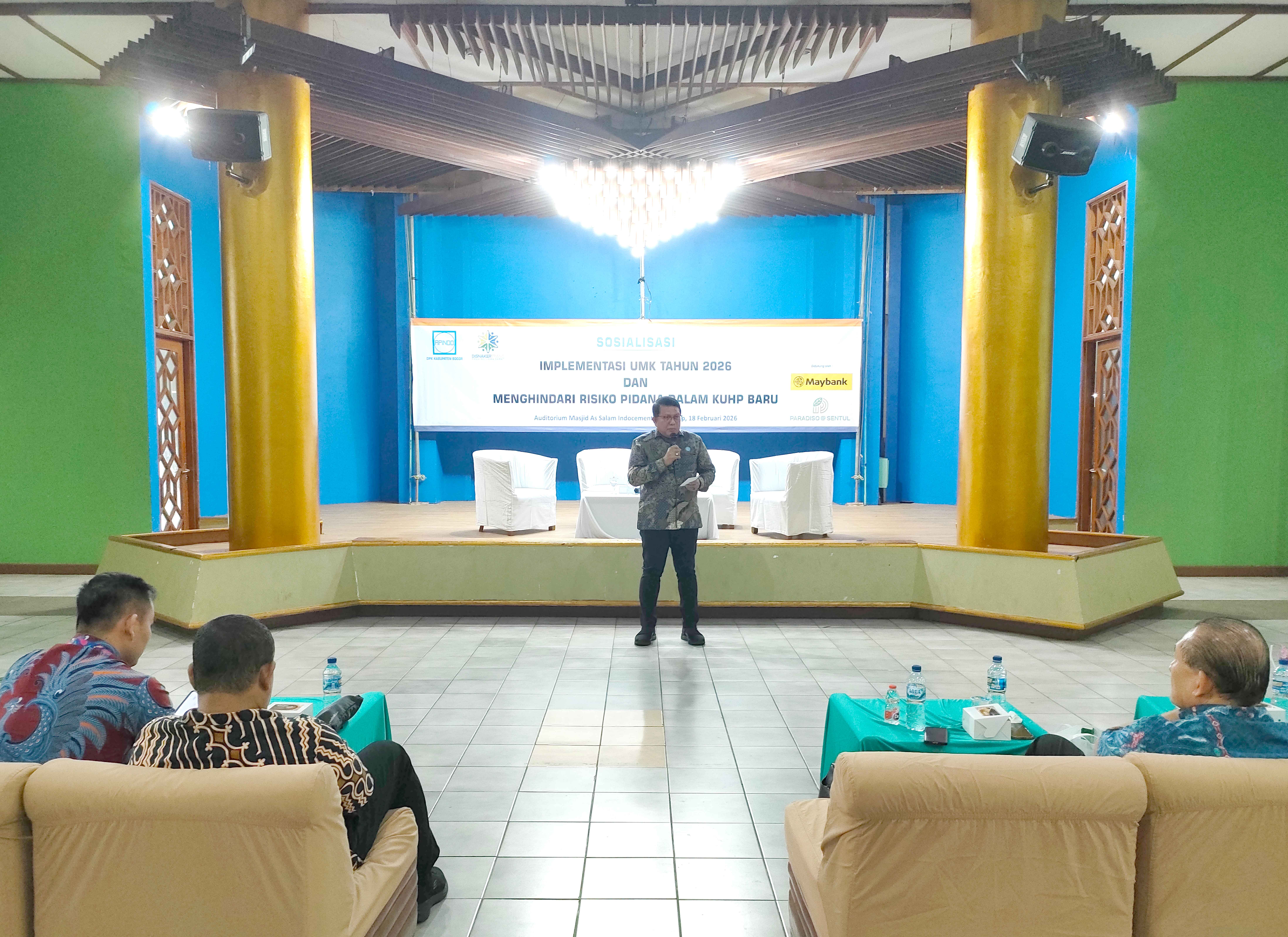 Sosialisasi Implementasi Upah Minimum Kabupaten Tahun 2026 dan Menghindari Resiko Pedana dalam KUHP Baru.